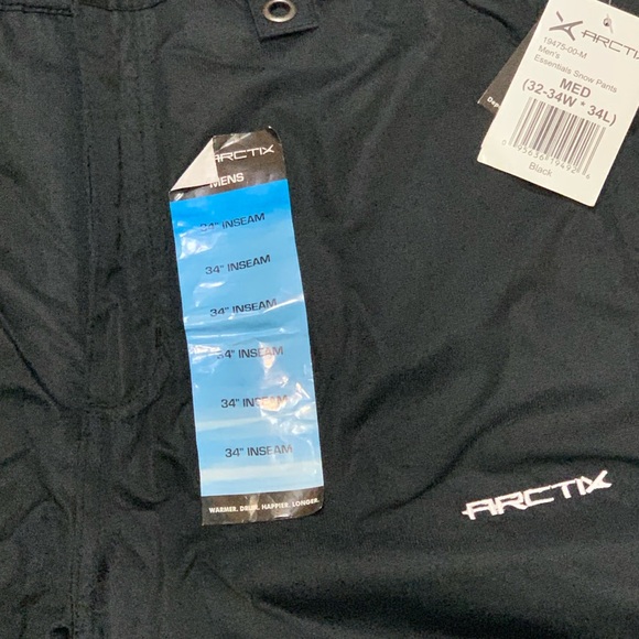 M / Actix men’s Insulated Snow Pants - Picture 7 of 9